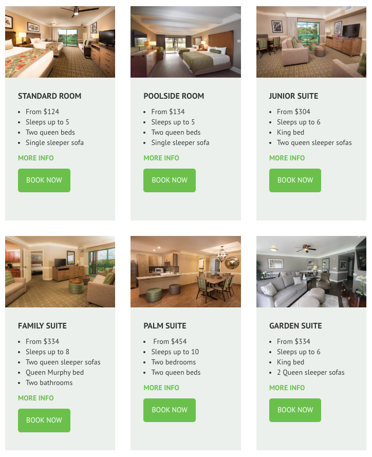 All rates shown are based on dates of stay from Oct 1, 2019- Sept 30, 2020. Any dates booked after Sept 30, 2020 are subject to change.