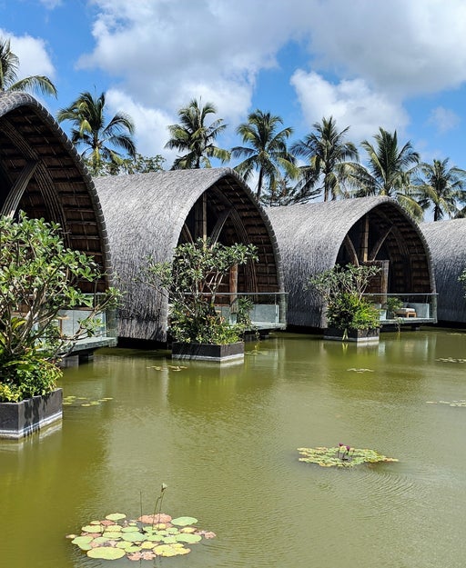 Overwater spa bungalows.
