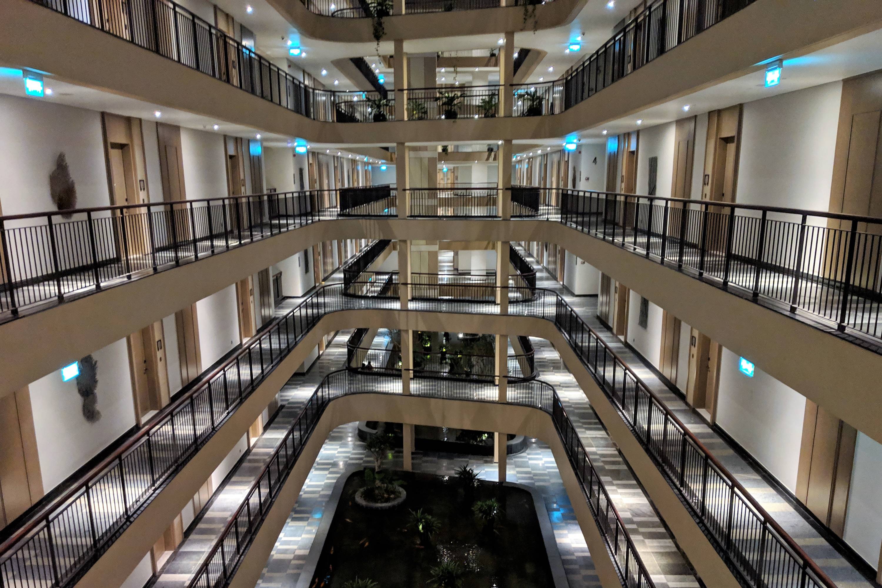 Our room was on the fifth of seven floors in the 3000 tower.