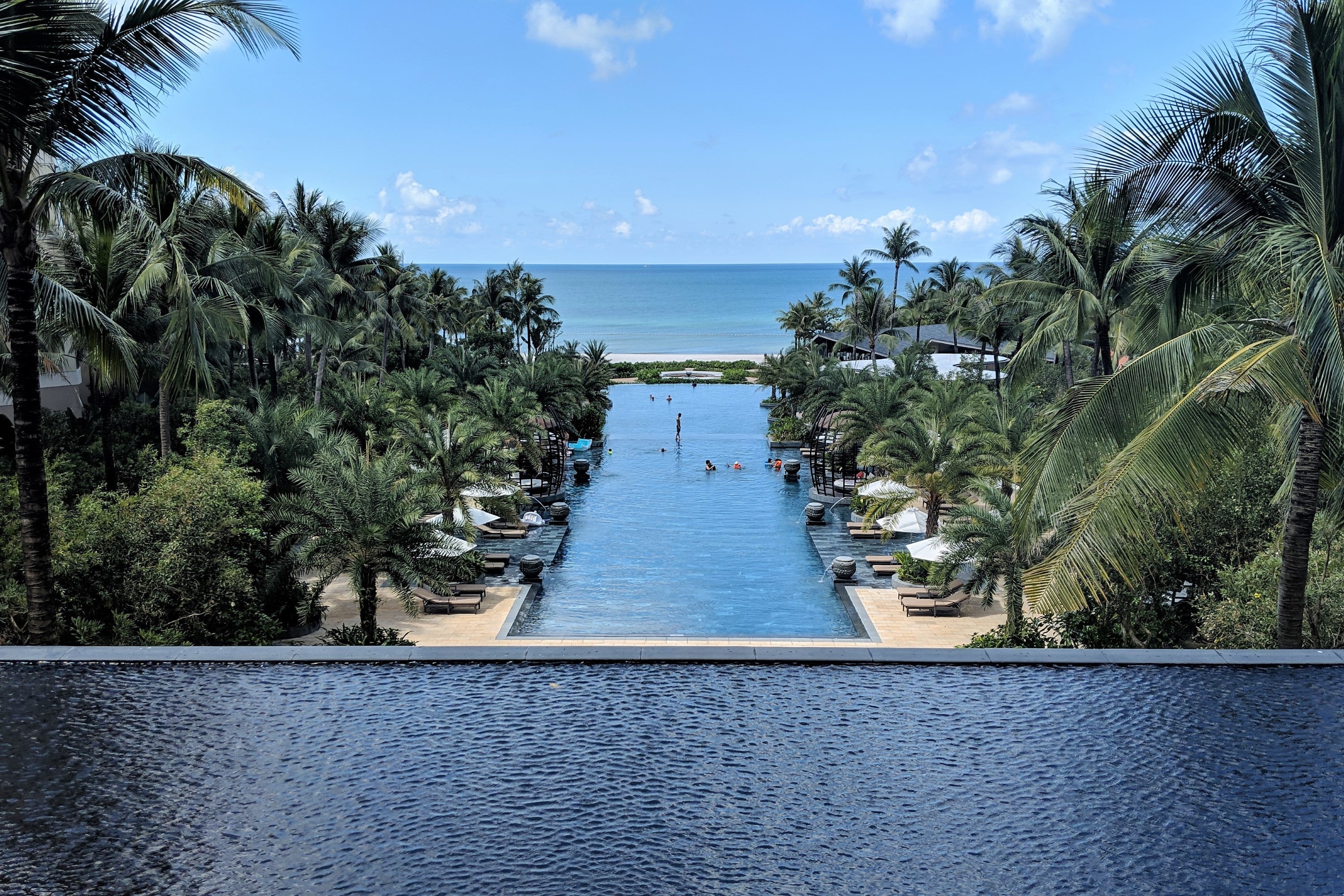 View from the lobby.