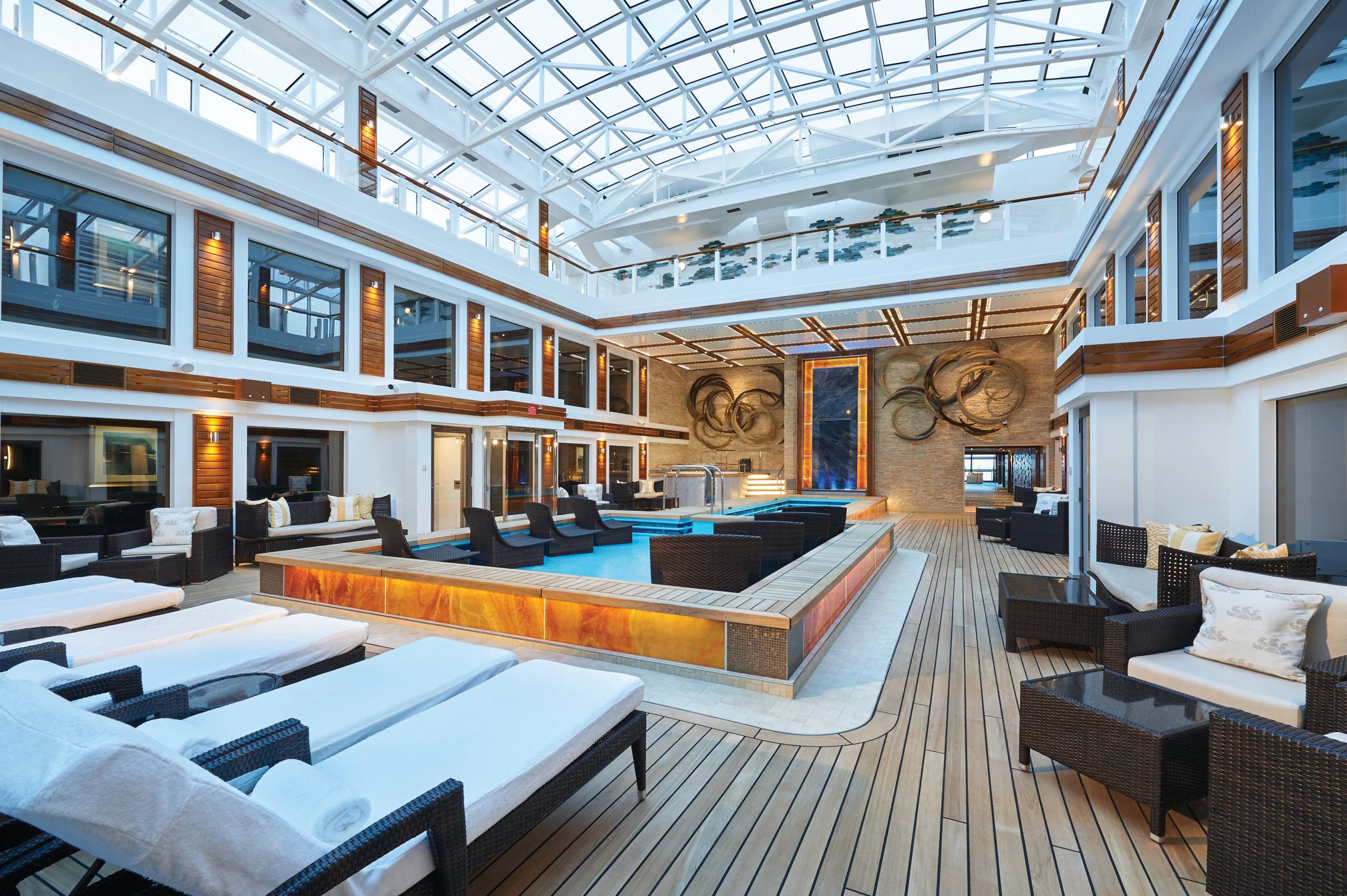 The Haven Courtyard on Norwegian Bliss