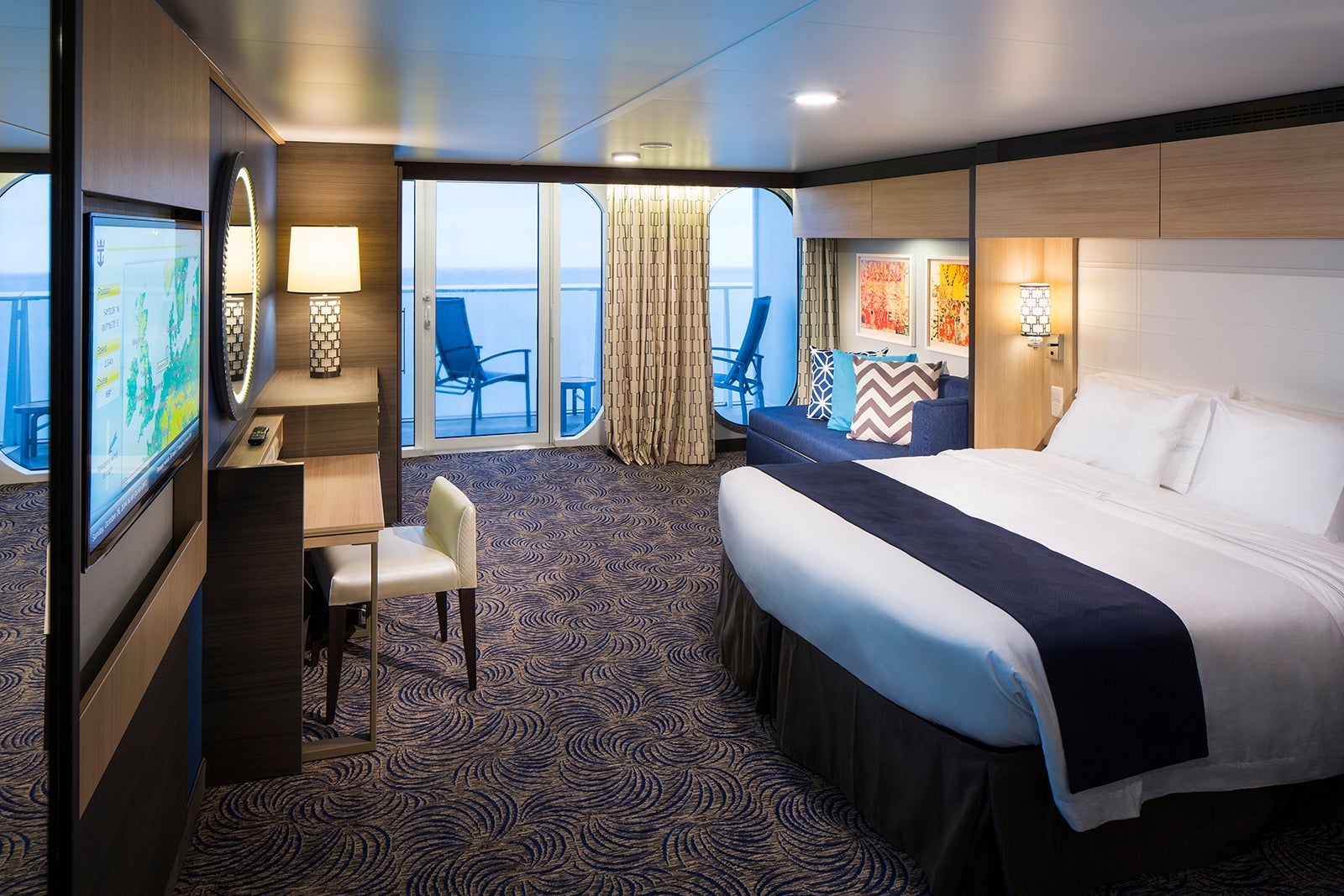 Accessible Ocean View Balcony Stateroom Royal Caribbean Quantum of the Seas