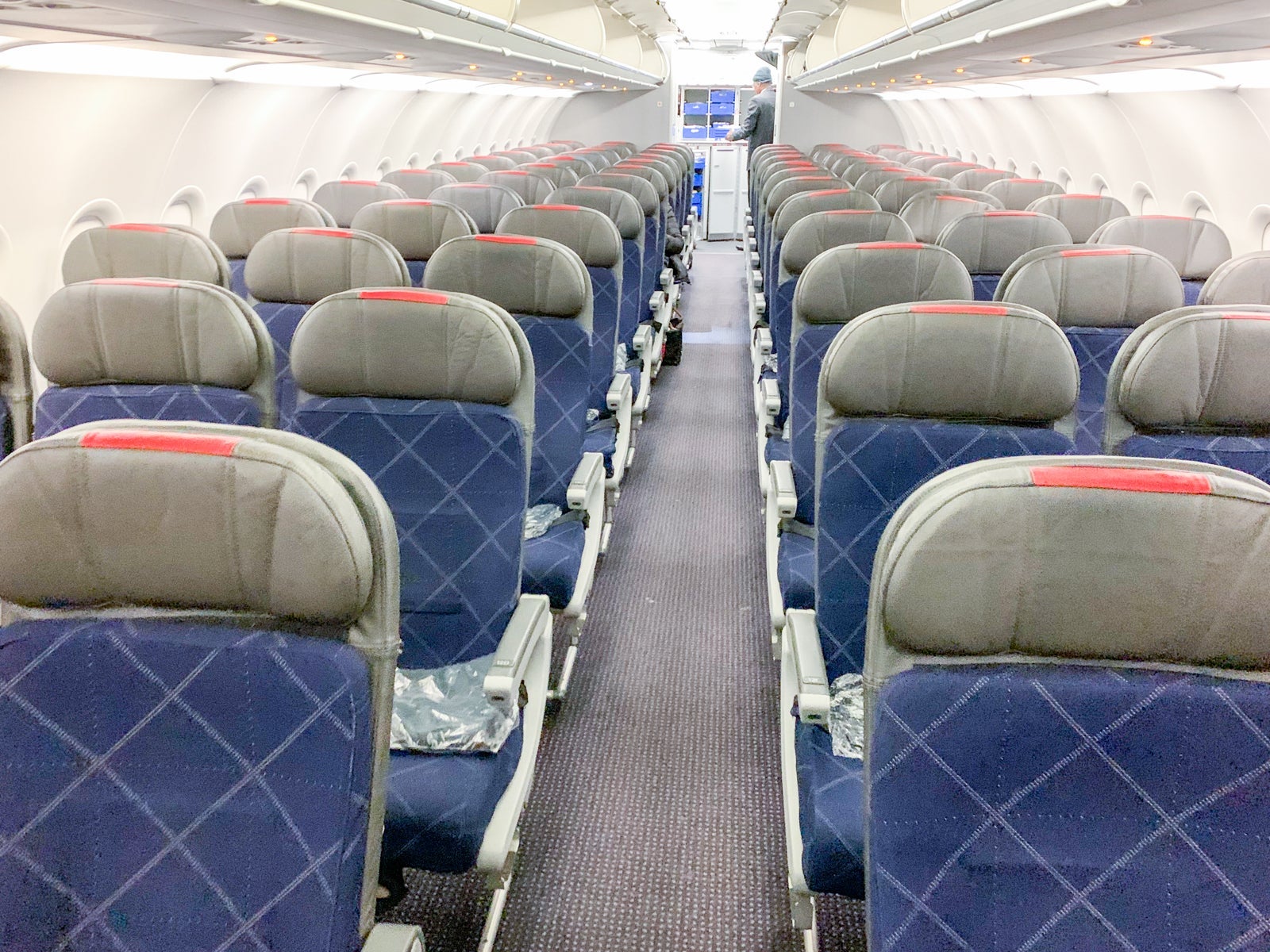 American Airlines A321T Business/Economy JFK-SFO. (Photo by Clint Henderson/The Points Guy)