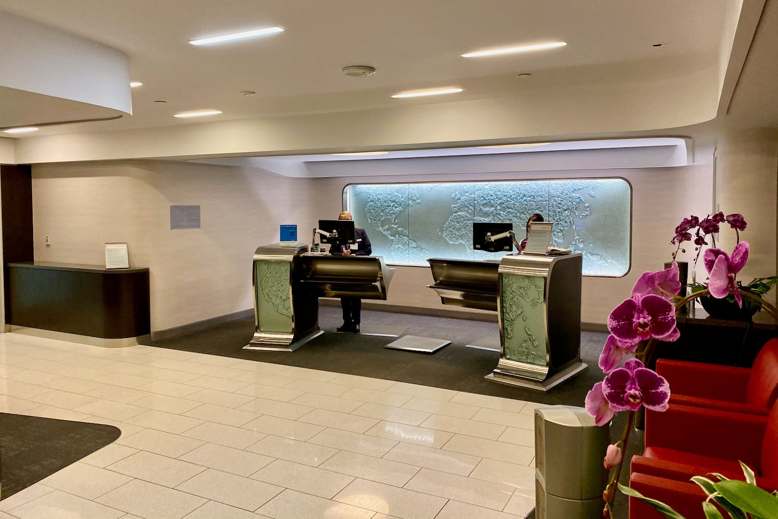 Flagship First check-in