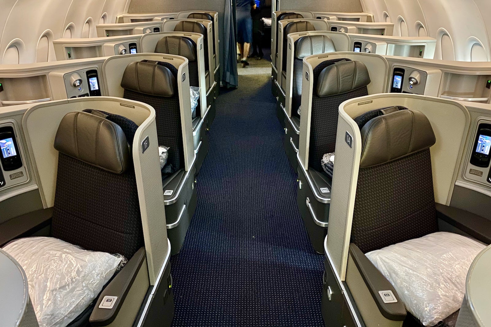 American Airlines Flagship First Airbus A321T Trancontinental Zach Griff - 61