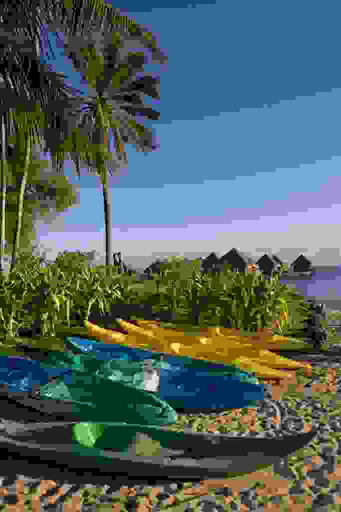 FRENCH POLYNESIA, WINDWARD ISLANDS, HOTEL MERIDIEN IN PUNAAUIA. (Photo by Sylvain GRANDADAM /Gamma-Rapho via Getty Images)