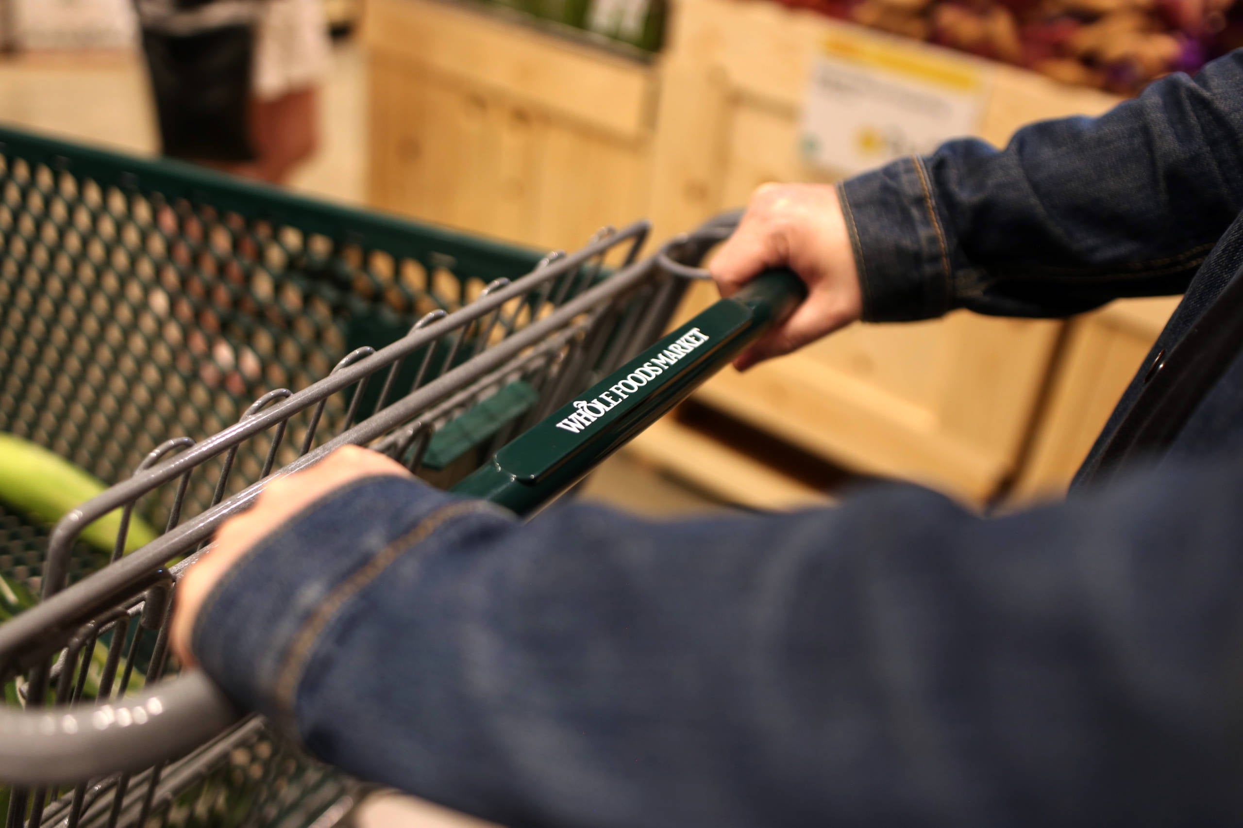 Whole Foods shopping cart