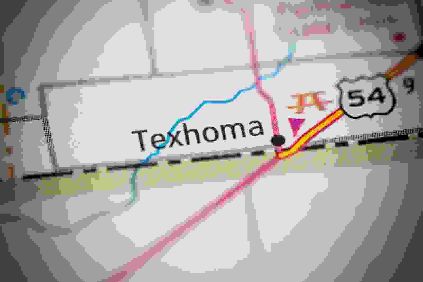 Texhoma. (Photo by SevenMaps/Shutterstock)