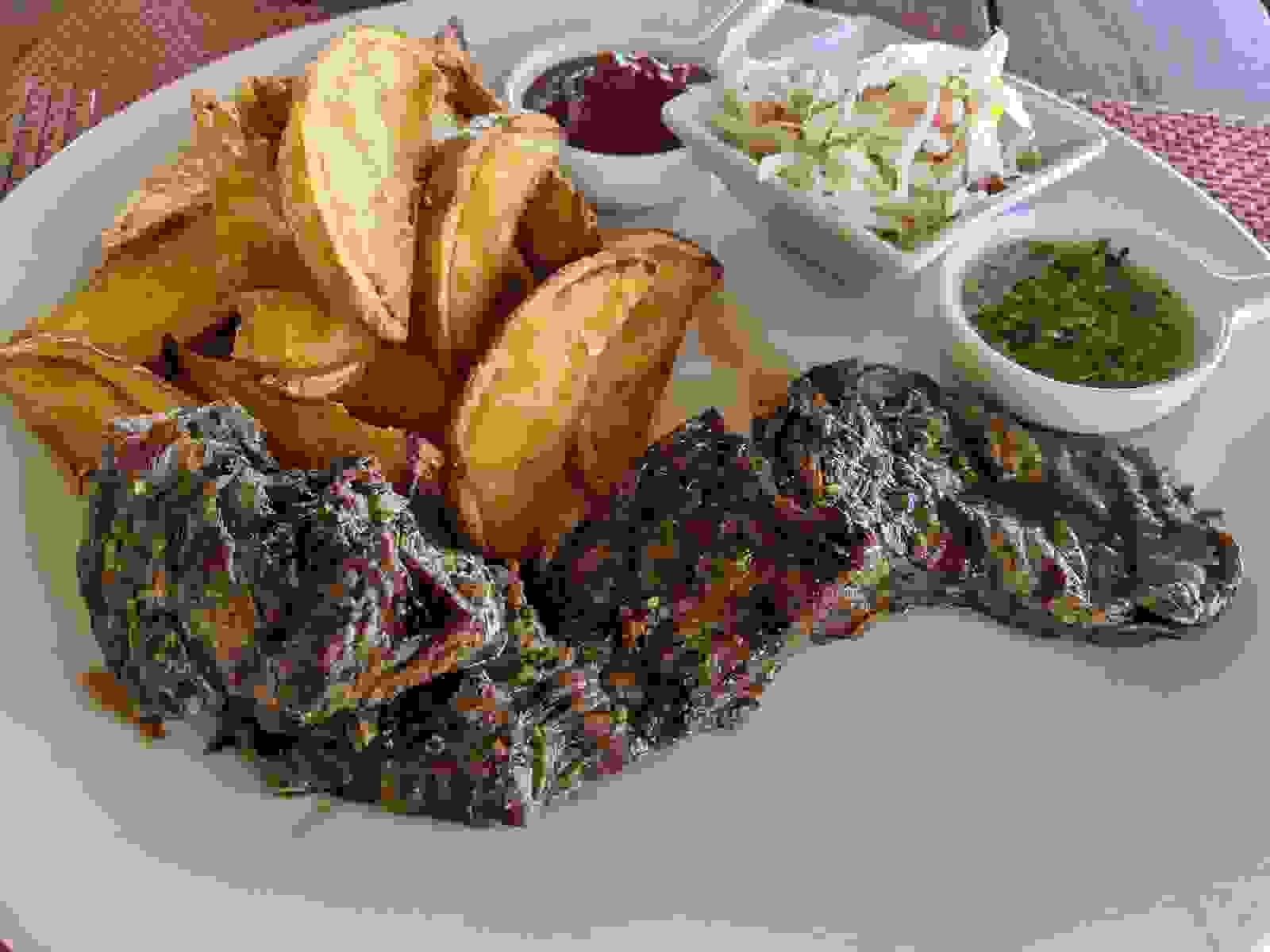 Lunch time steak. (Photo by Carissa Rawson).