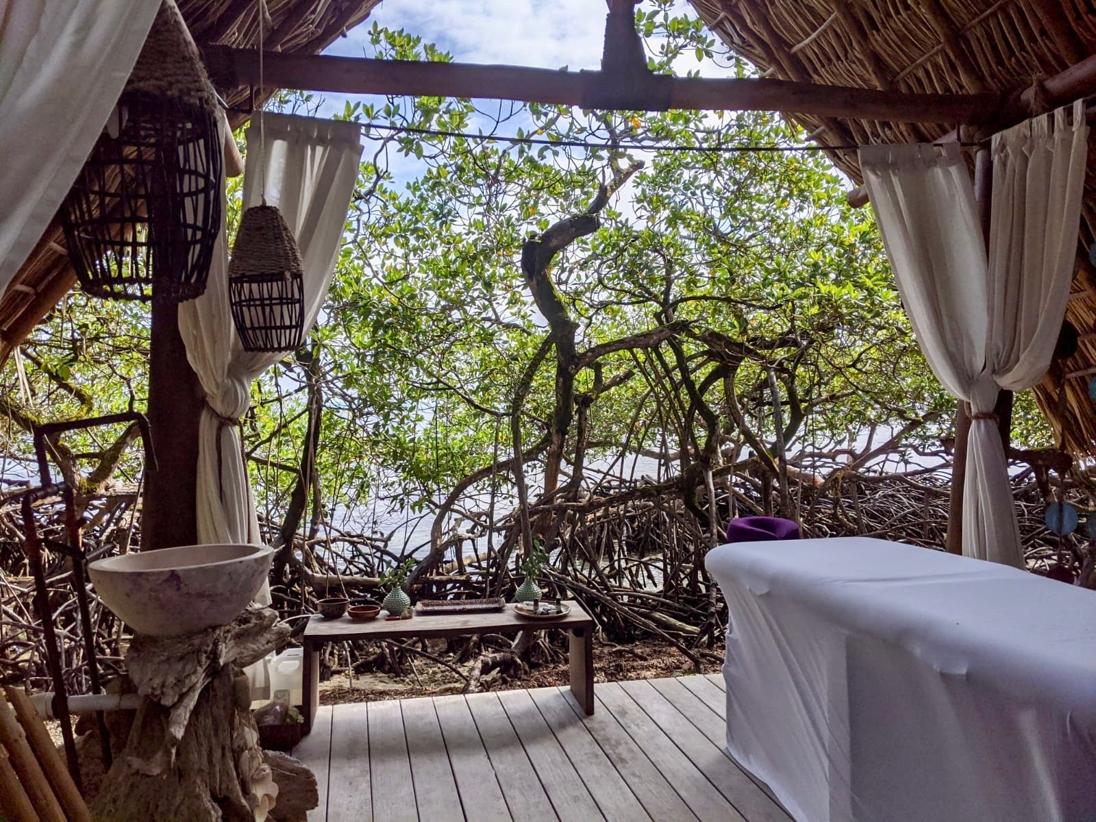 Calala Island Spa. (Photo by Carissa Rawson).