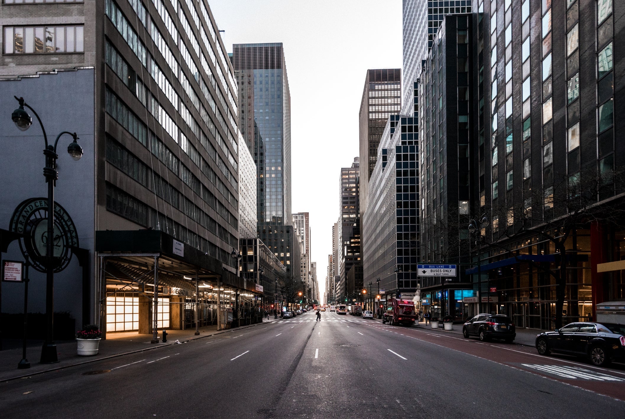 New york city empty street