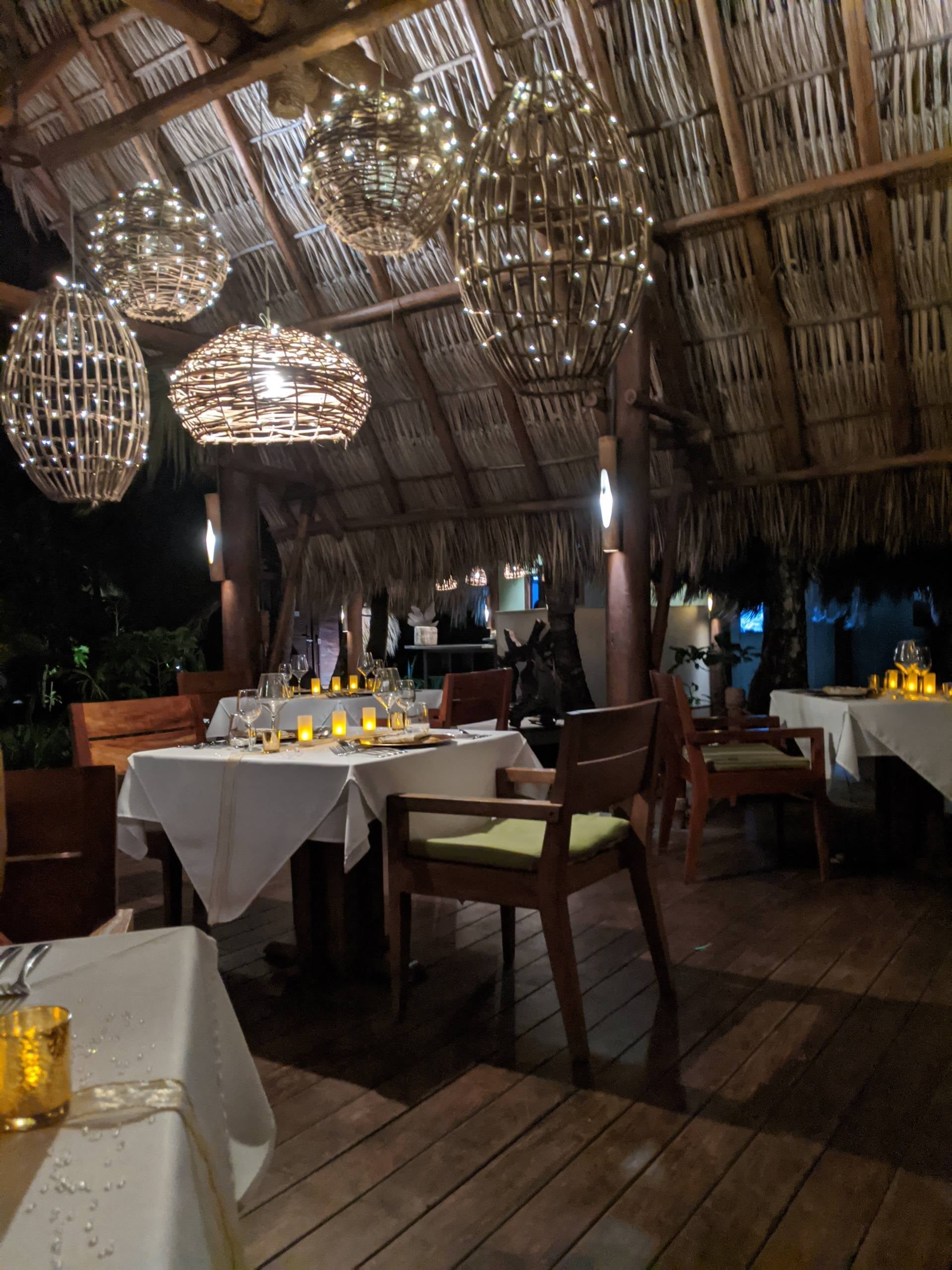 The restaurant at night. (Photo by Carissa Rawson).