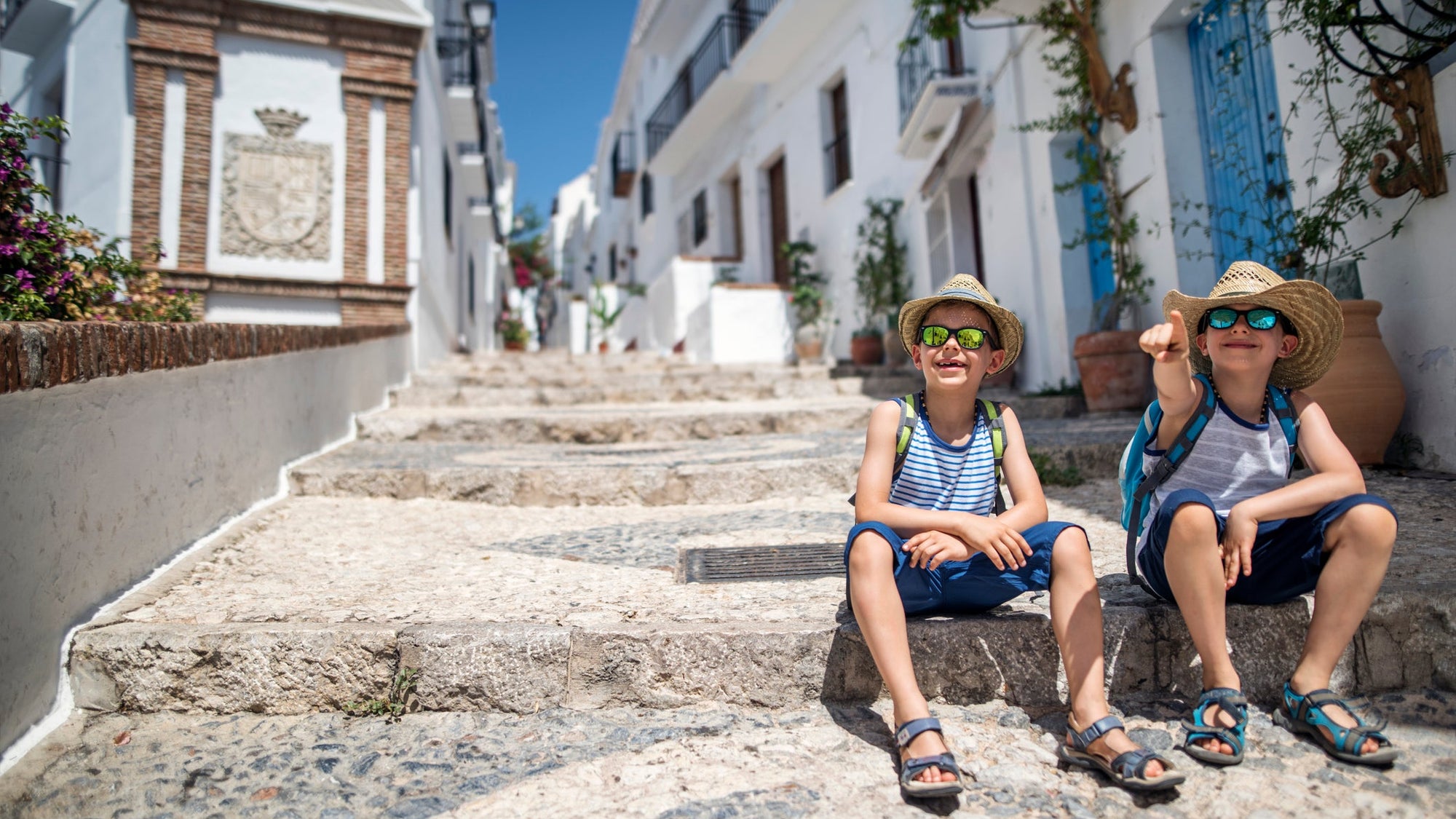 family boys spain kids europe