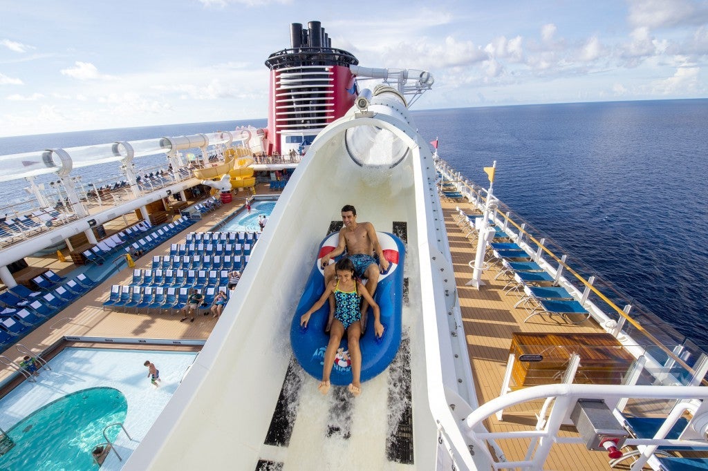 Disney Fantasy waterslide