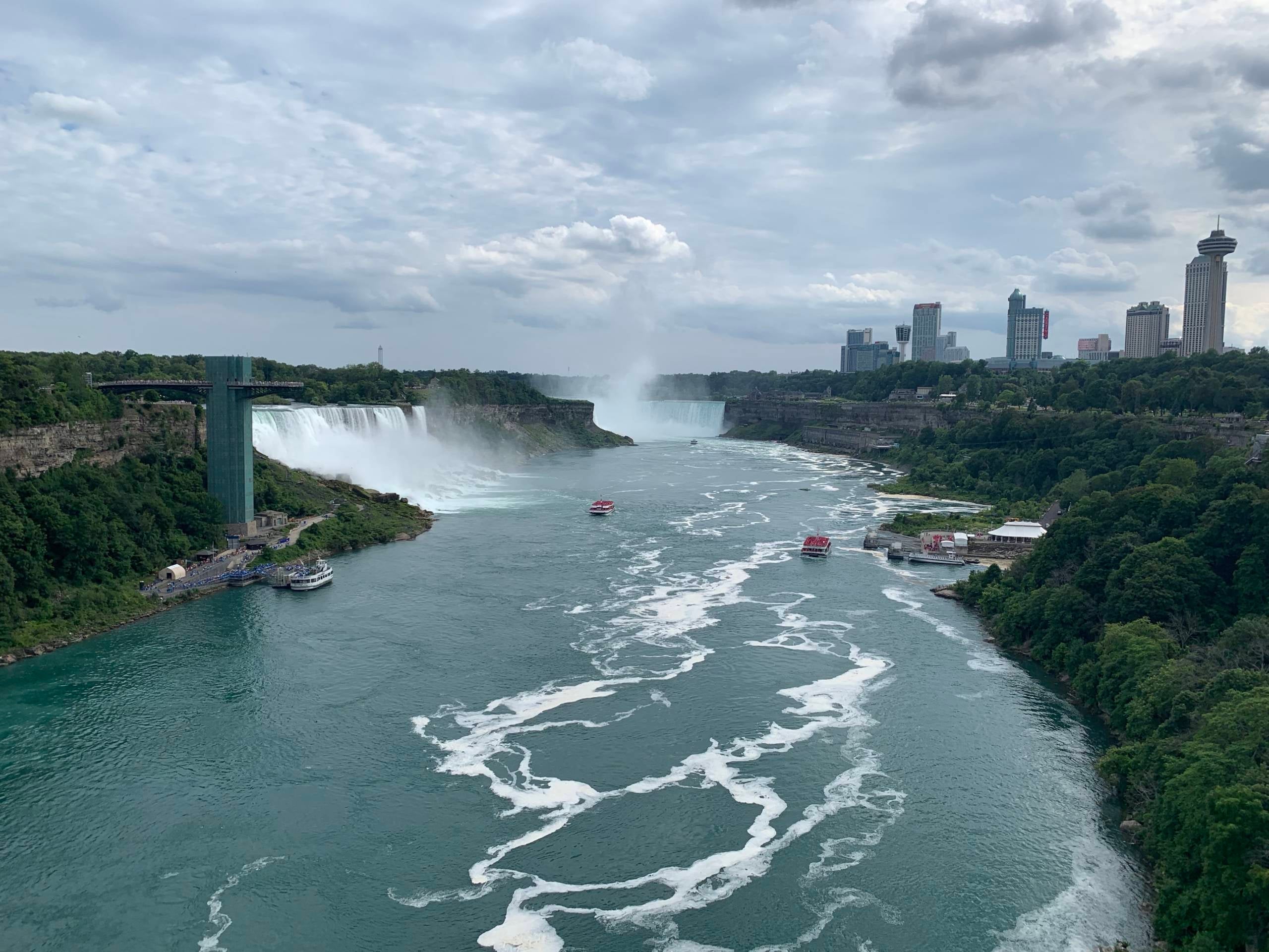 Niagara Falls on the U.S./Canada border July 2019. (Photo by Clint Henderson/The Points Guy)