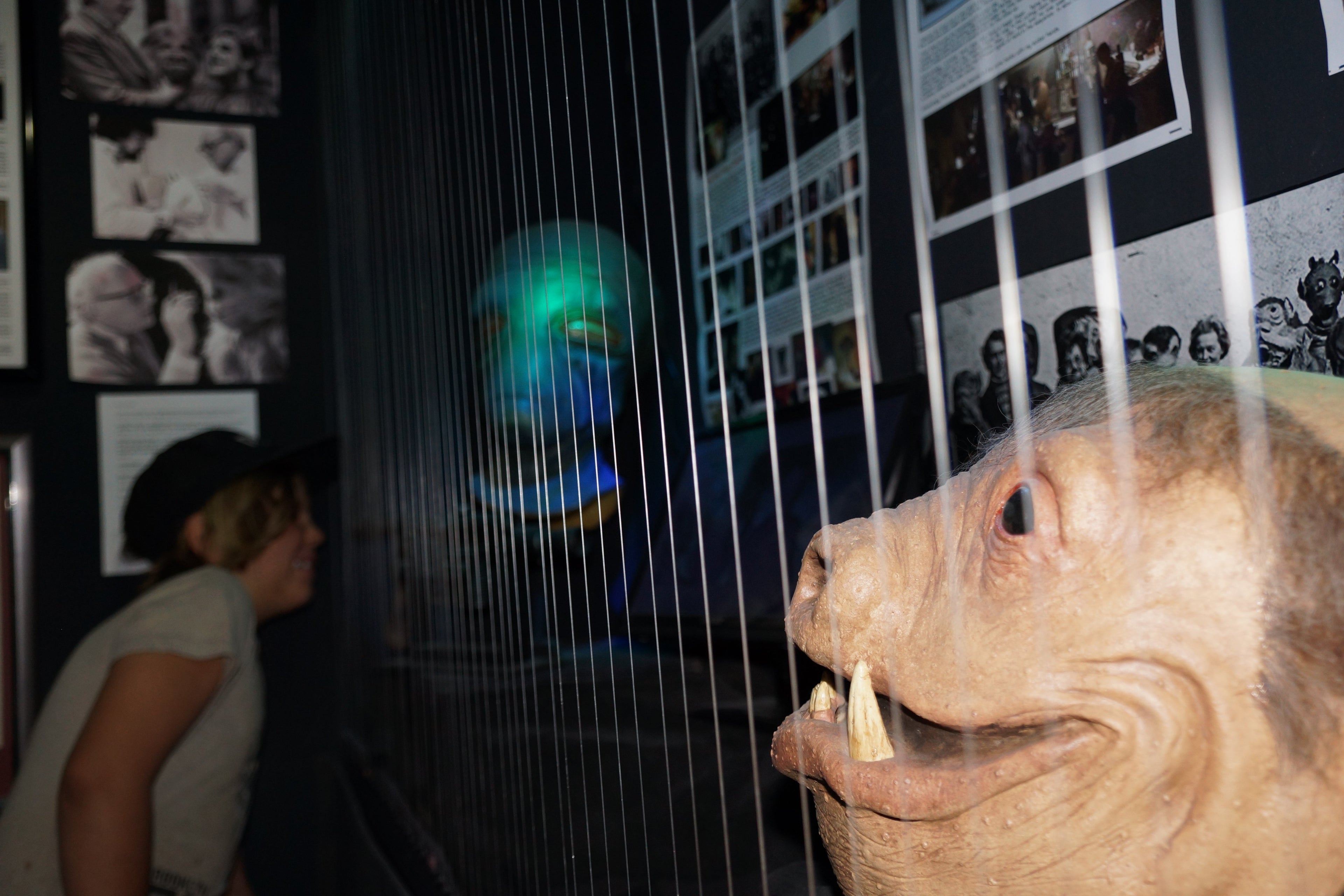 Boy inside That Yoda Guy museum by Erin Carey