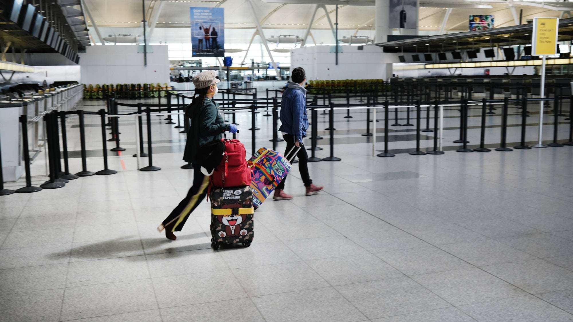 JFK Airport Usage Dwindles During Coronavirus Outbreak