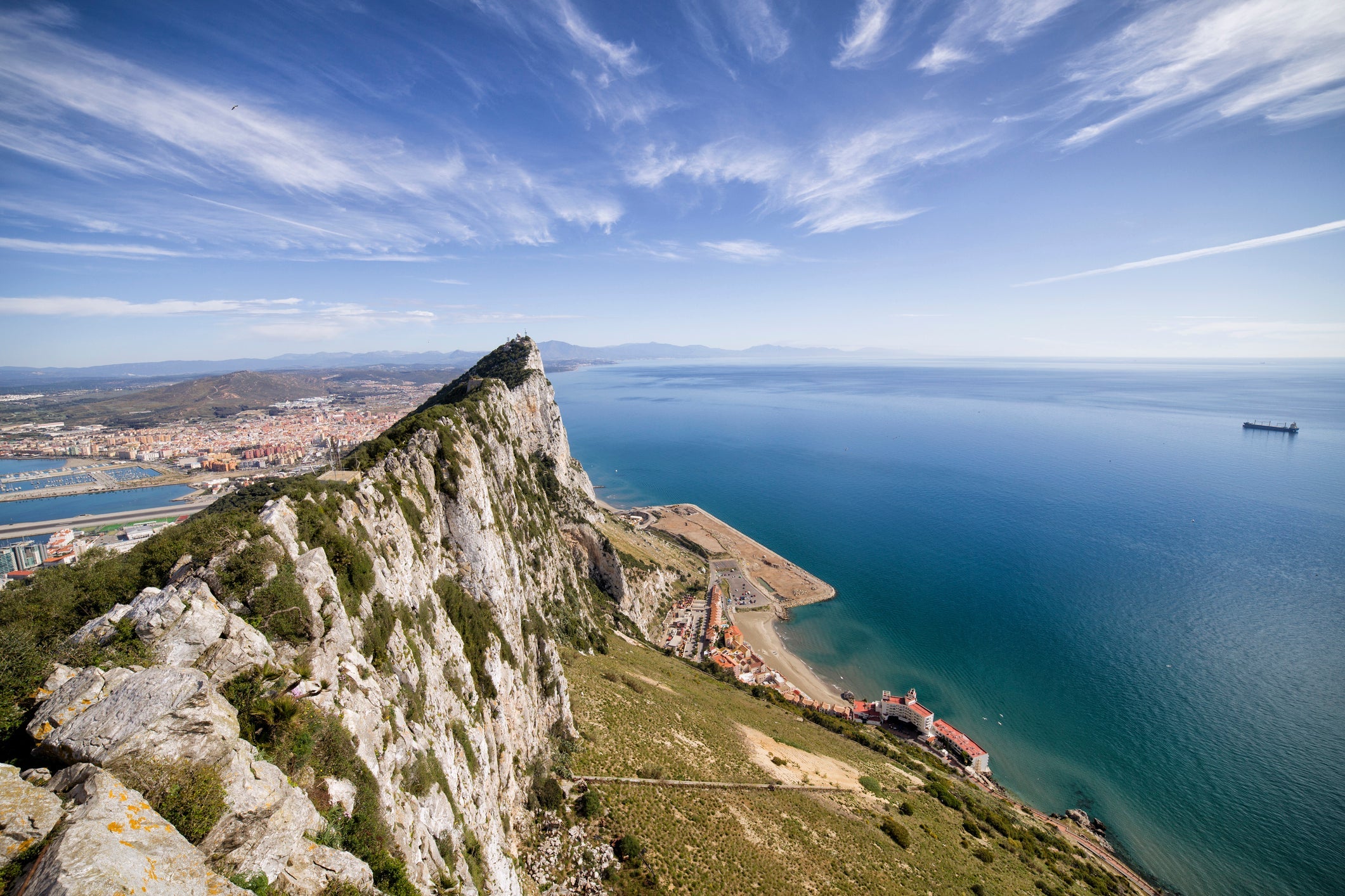 Gibraltar Rock, Mediterranean Sea (Credit:Westend61 / Getty Image