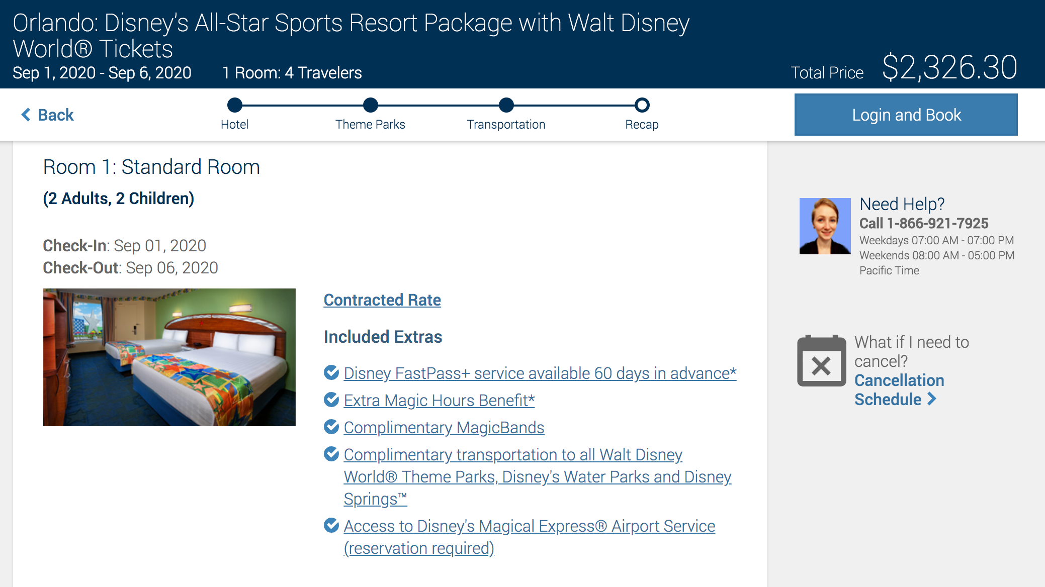 Disney package at Costco Travel