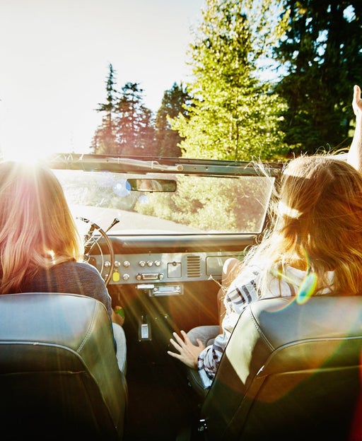 Friends traveling together
