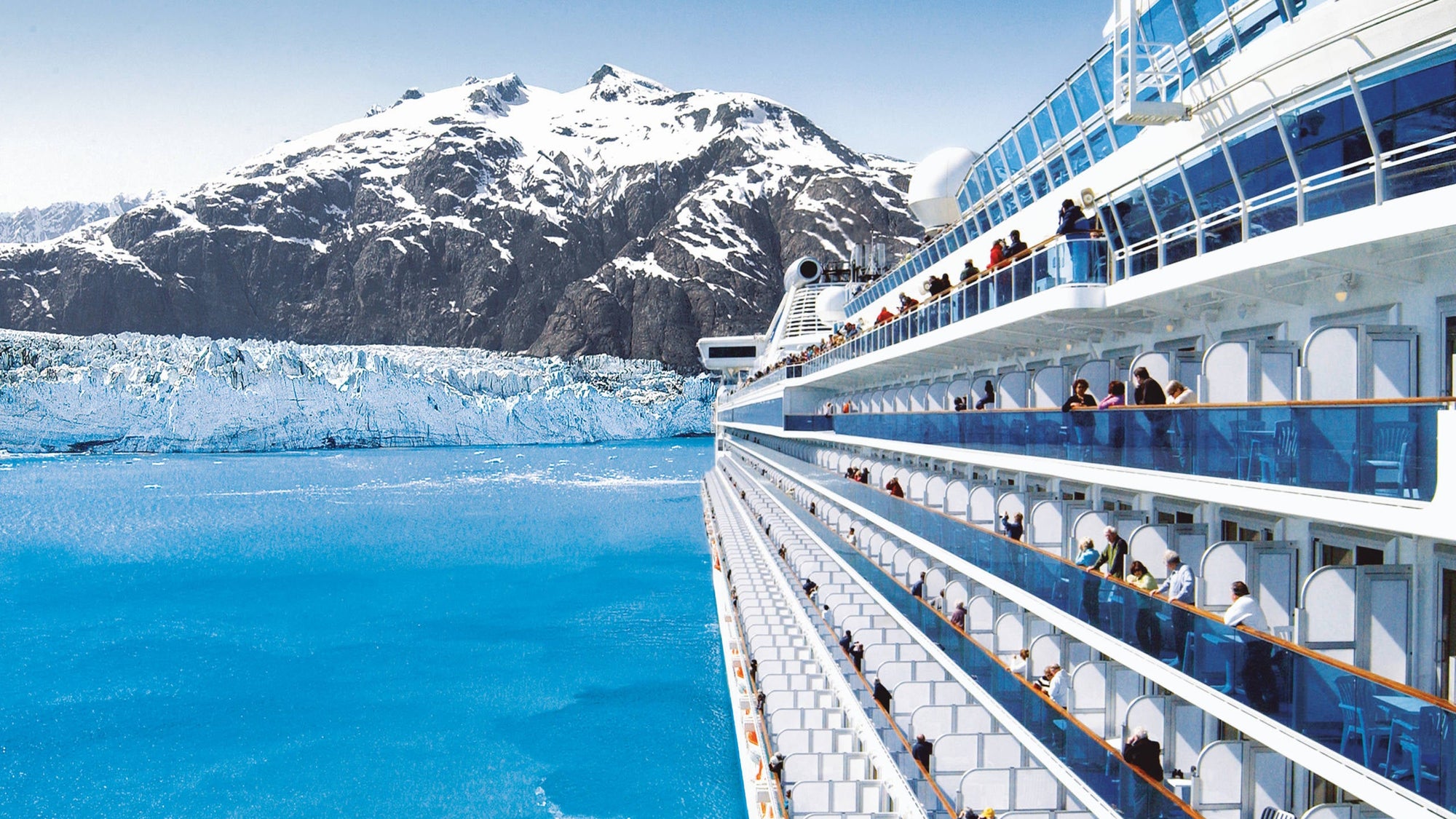 Princess ship in Glacier Bay