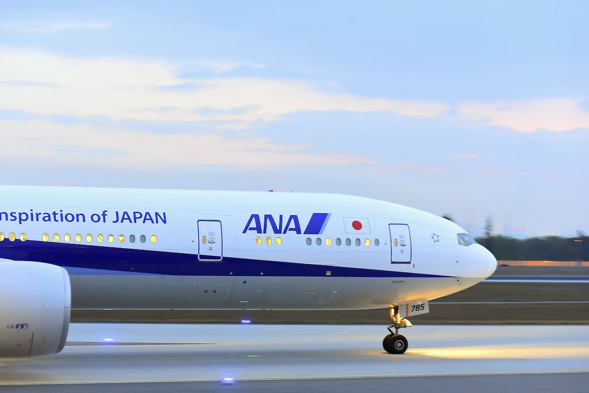 ANA Plane on Runway