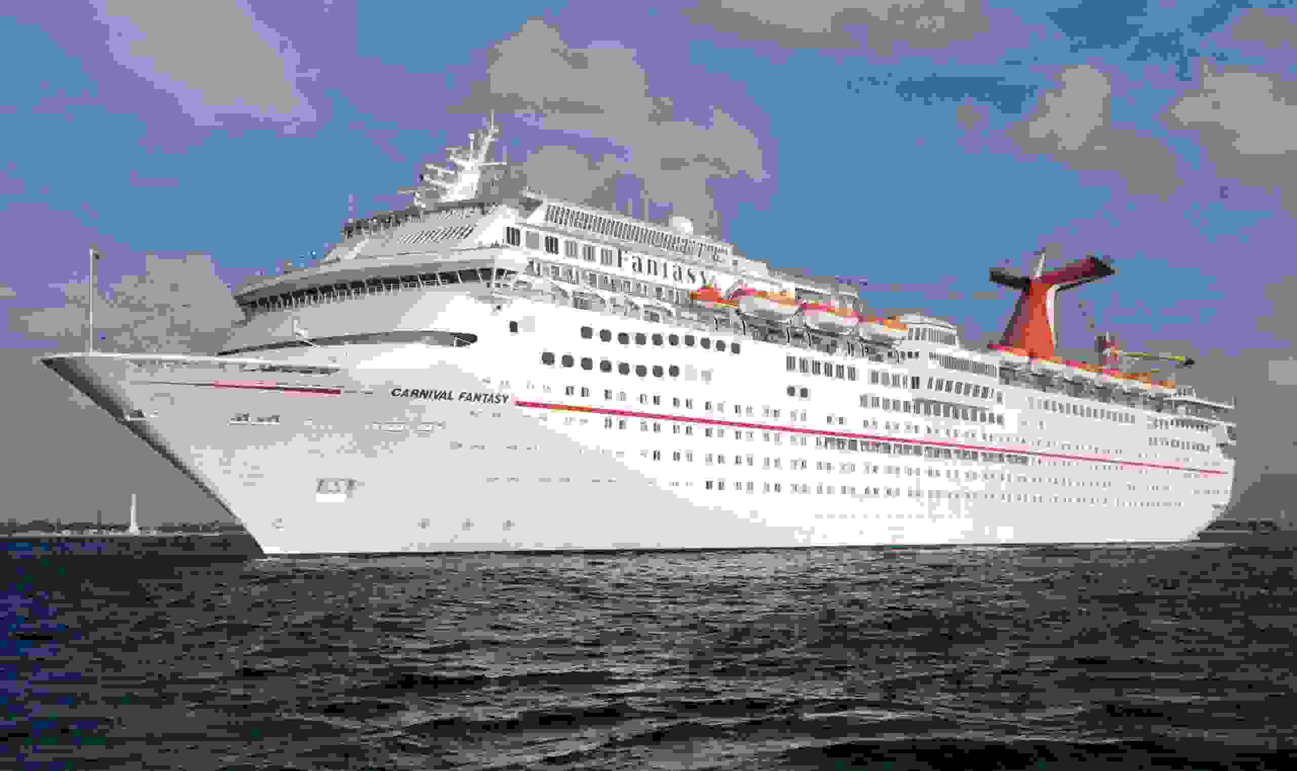 Unveiled in 1990, Carnival Fantasy is the oldest ship in the Carnival fleet. (Photo by Andy Newman courtesy of Carnival Cruise Line).