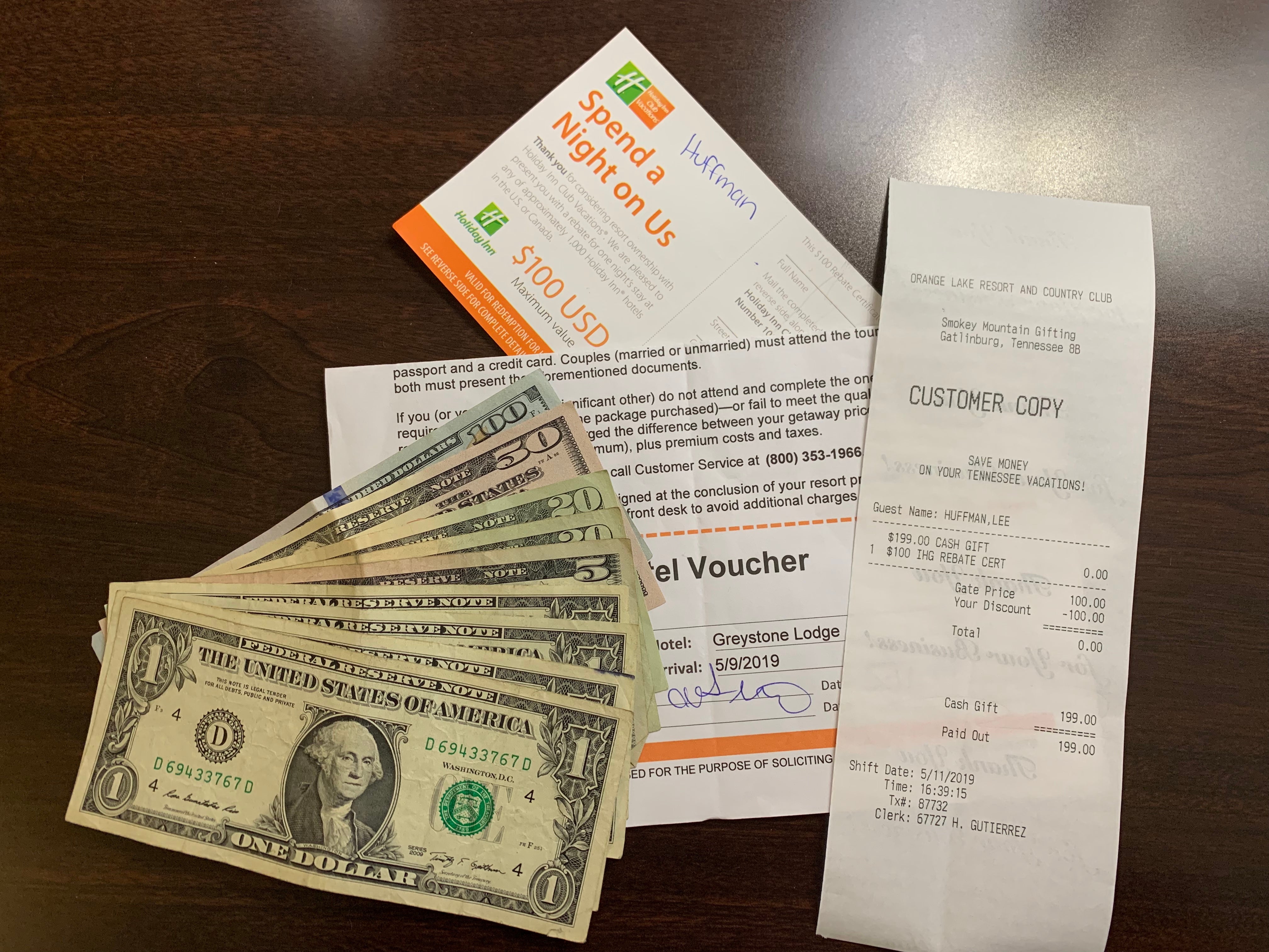 Great Smoky Mountains Cataract Falls Gatlinburg Tennessee refund