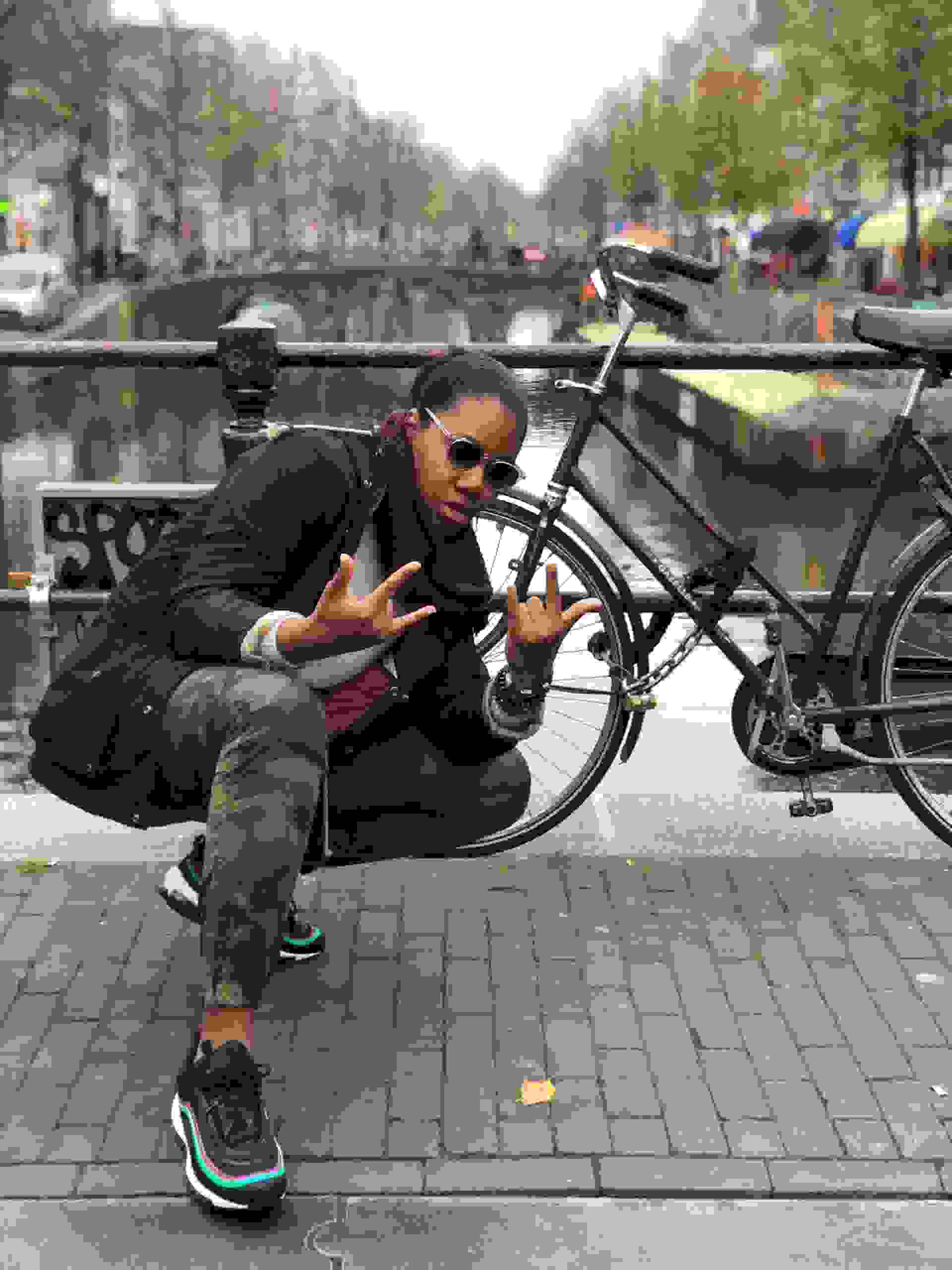 Walker in Amsterdam. (Photo courtesy of Victoria Walker/The Points Guy)