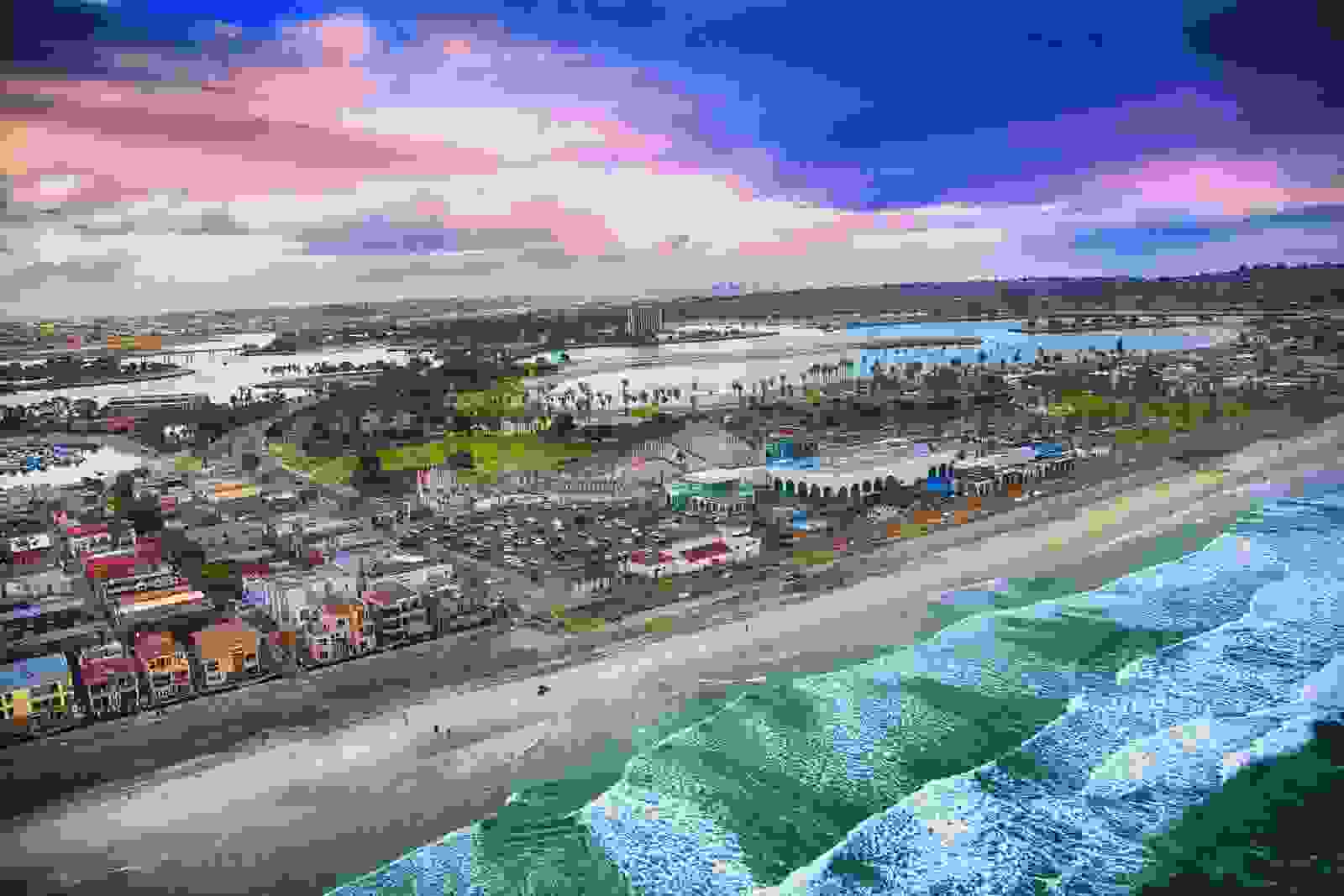 Mission Beach in San Diego. (Photo by Art Wager/Getty Images)