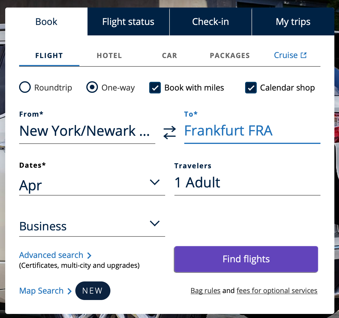 Setting up United Calendar View