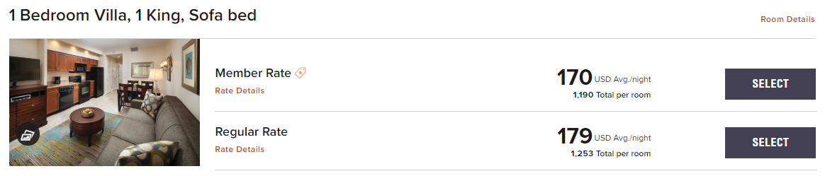 Sheraton Vistana Resort Orlando cash price