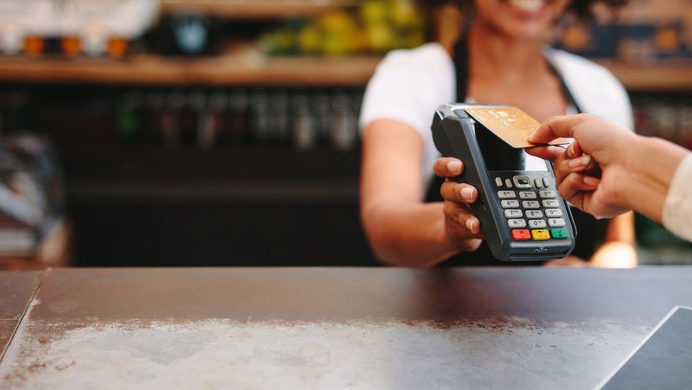 Contactless payment grocery