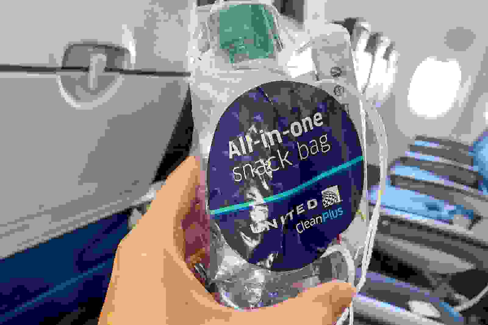 "Snack pack" in economy (Photo by Summer Hull/The Points Guy)