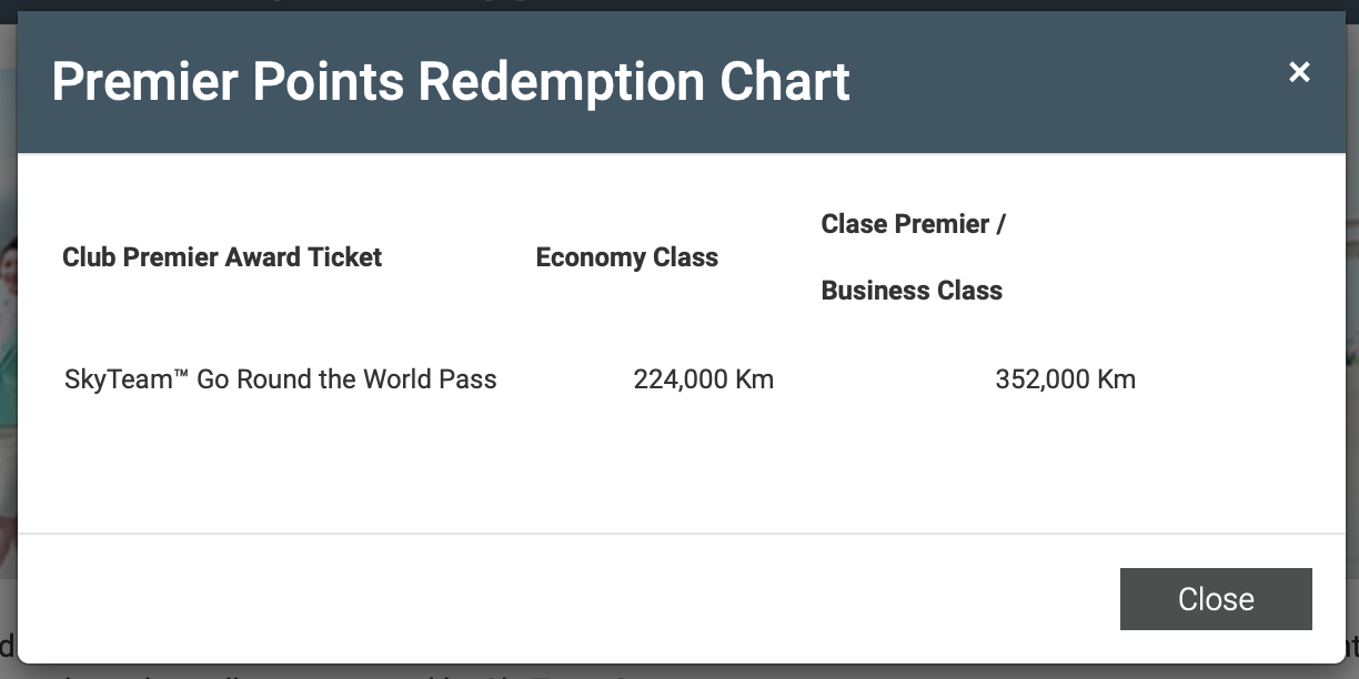 Aeromexico Round The World Ticket Pricing