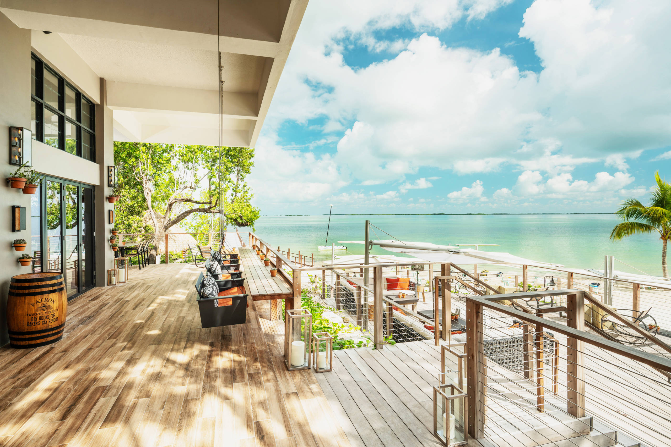 The exterior of the Baker's Cay Resort, a Curio Collection property in the Florida Keys