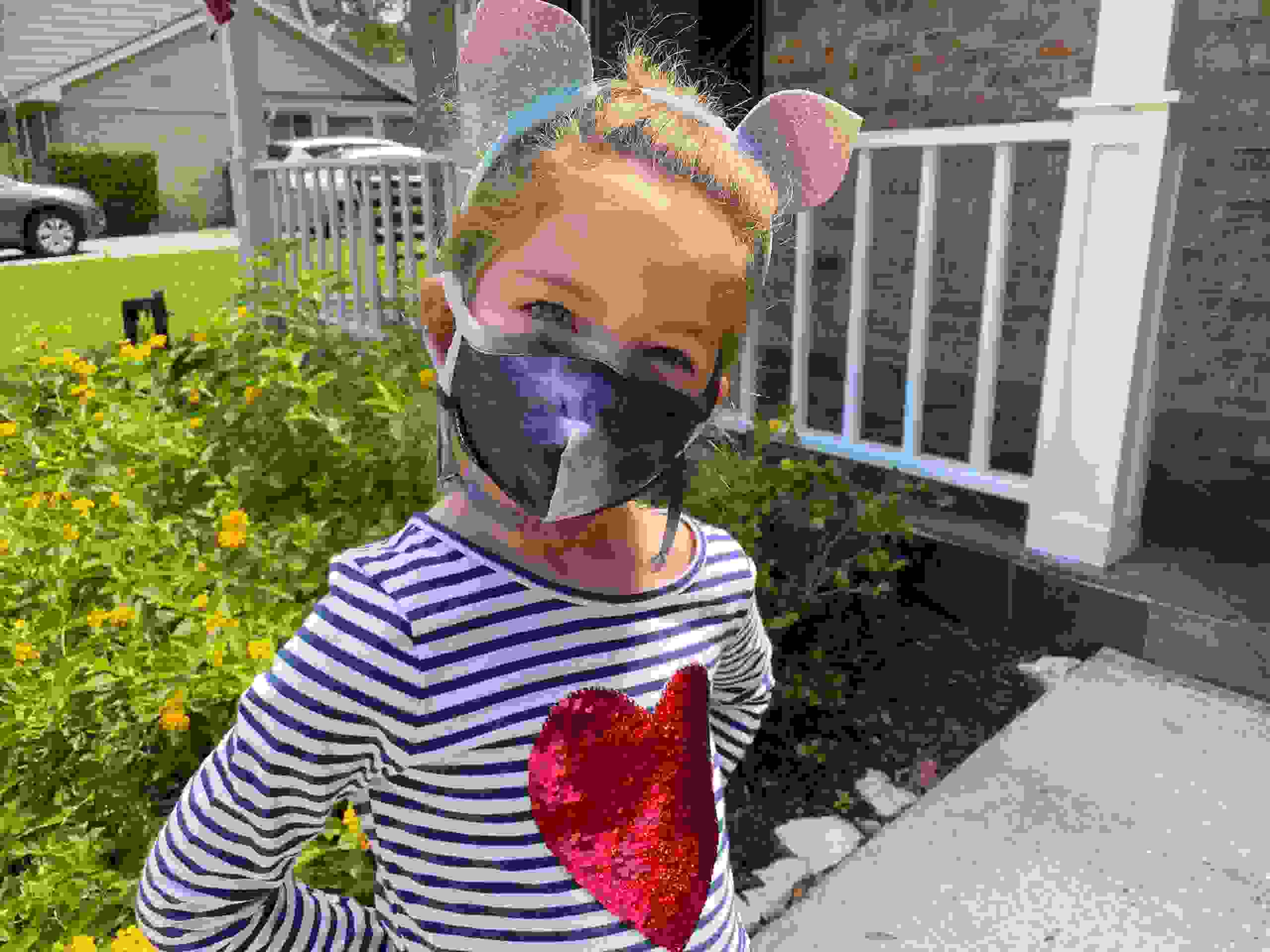 Child mask from Joah Love (Photo by Summer Hull/The Points Guy)