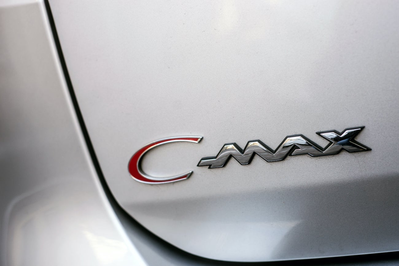Ford C-Max Logo on Back of Car