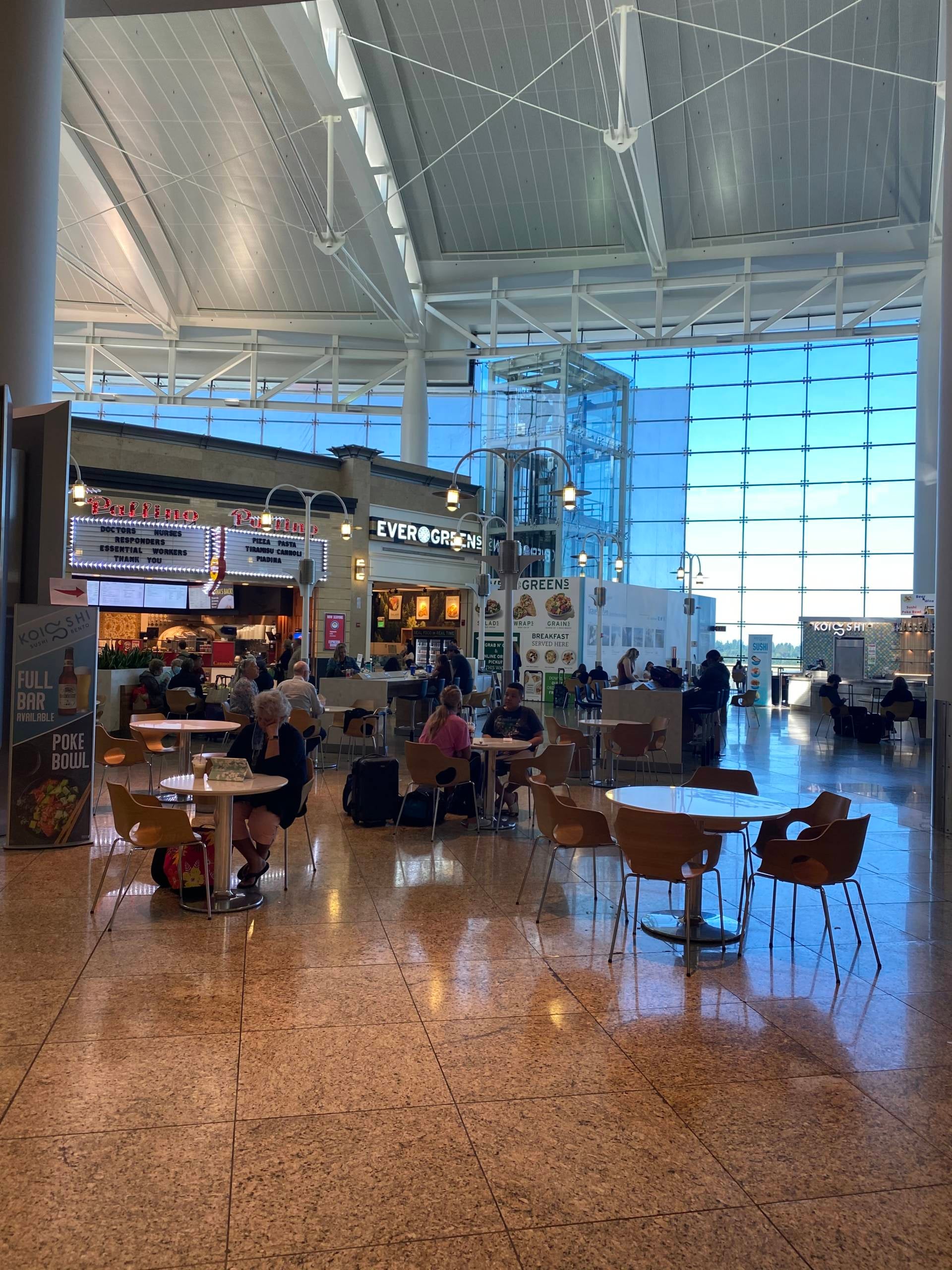 Seattle's central terminal area