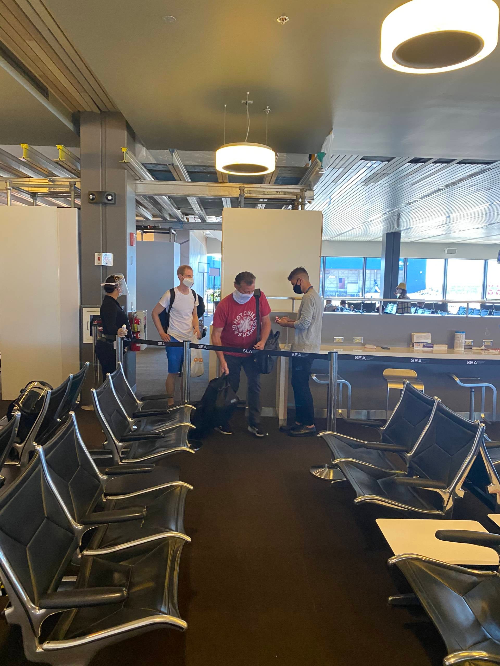 Temperature checks being conducted at Seattle for Incheon-bound flight on Delta