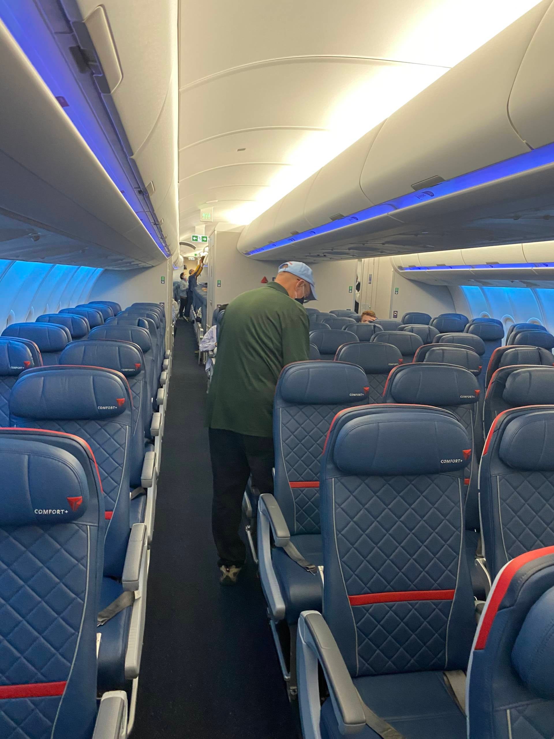 International Comfort+ cabin for Delta during pandemic