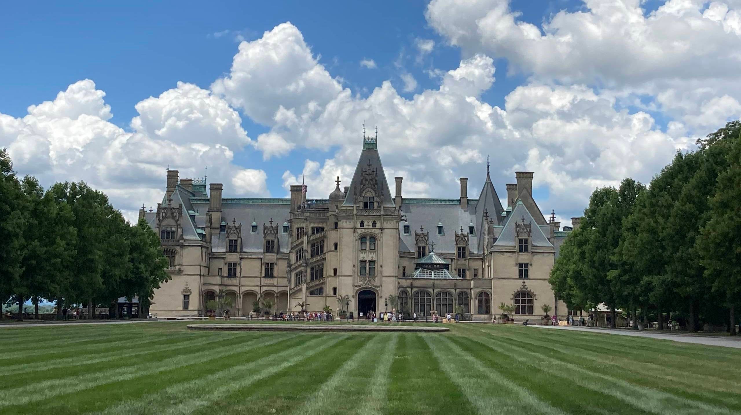A view of the Biltmore Estate in Asheville, North Carolina