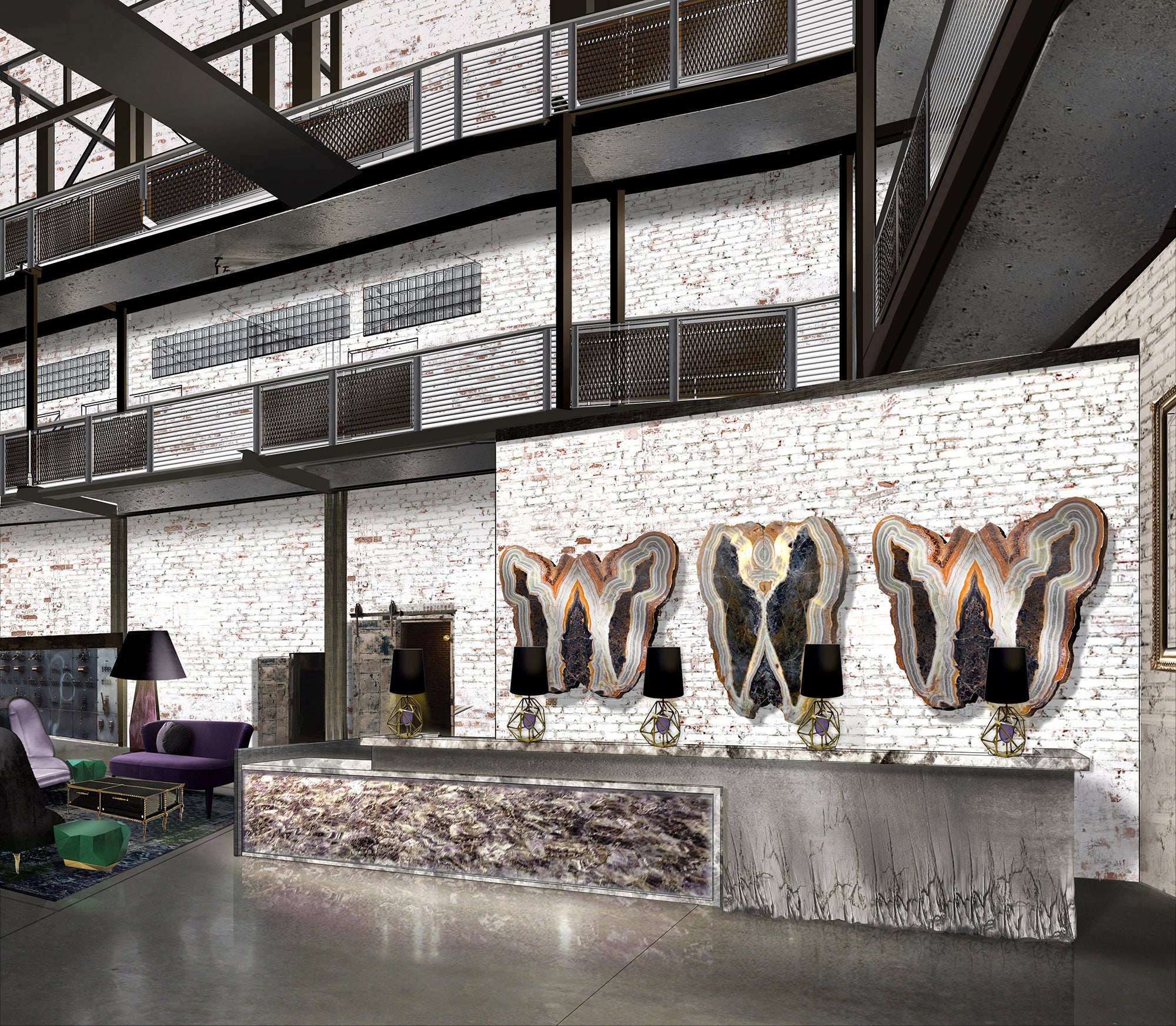 JW Marriott Savannah Plant Riverside District lobby