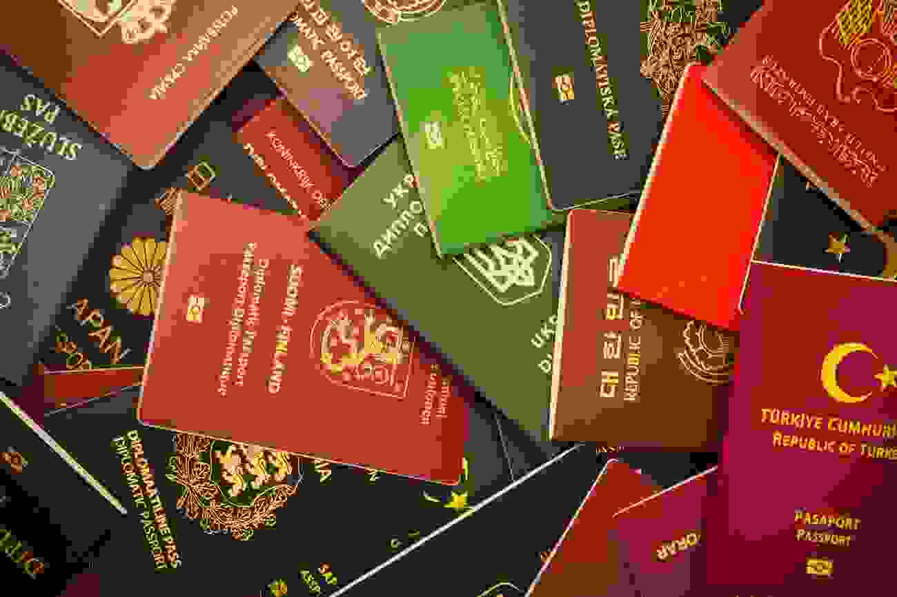 Pile of Passports