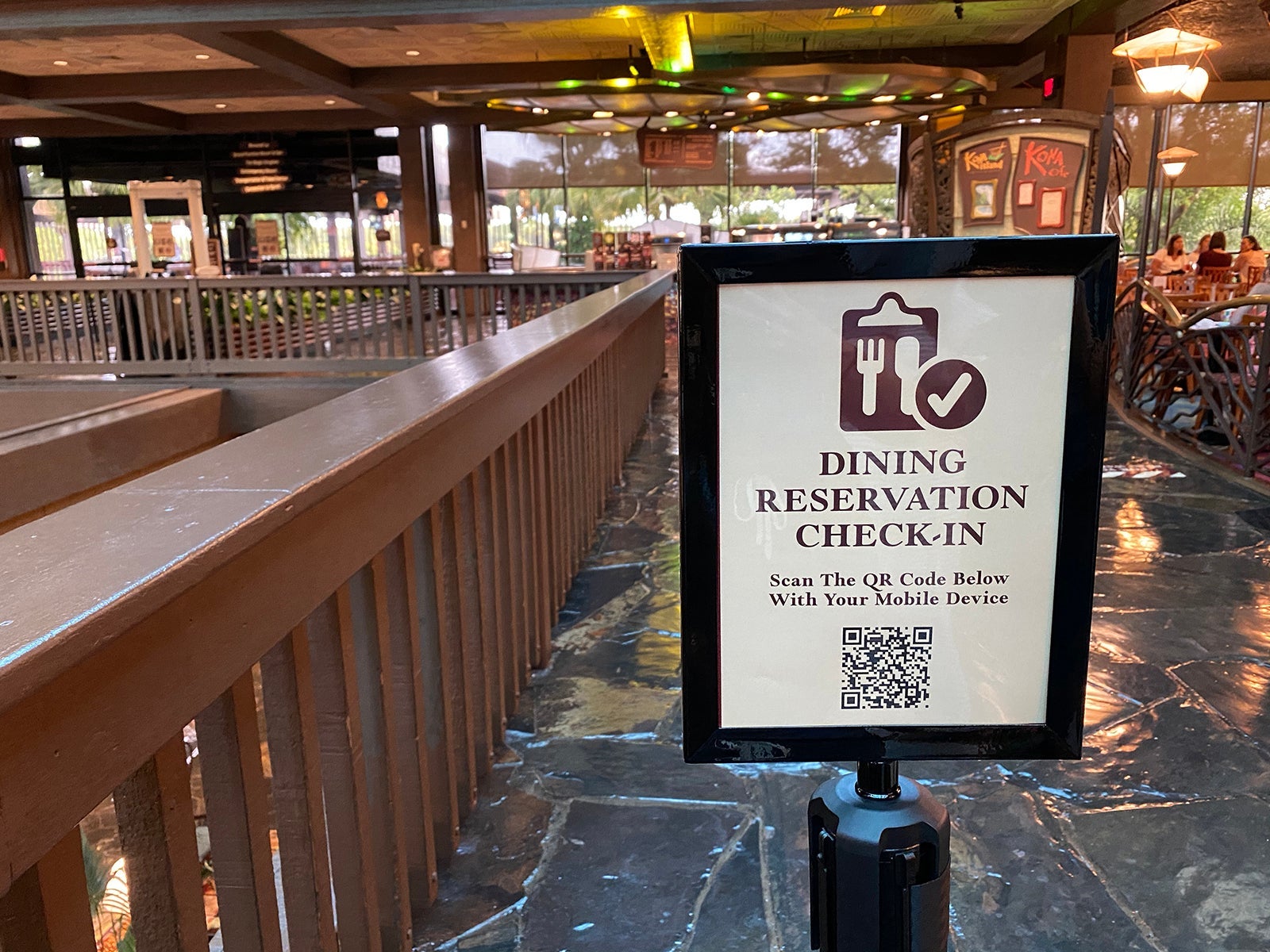Reservation signage