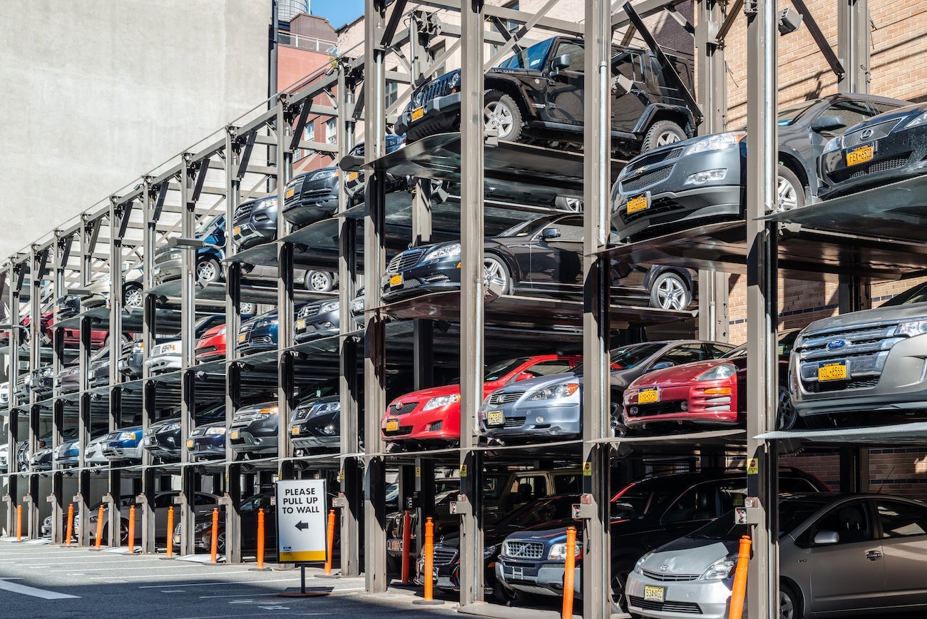 Stacked Parking in Manhattan