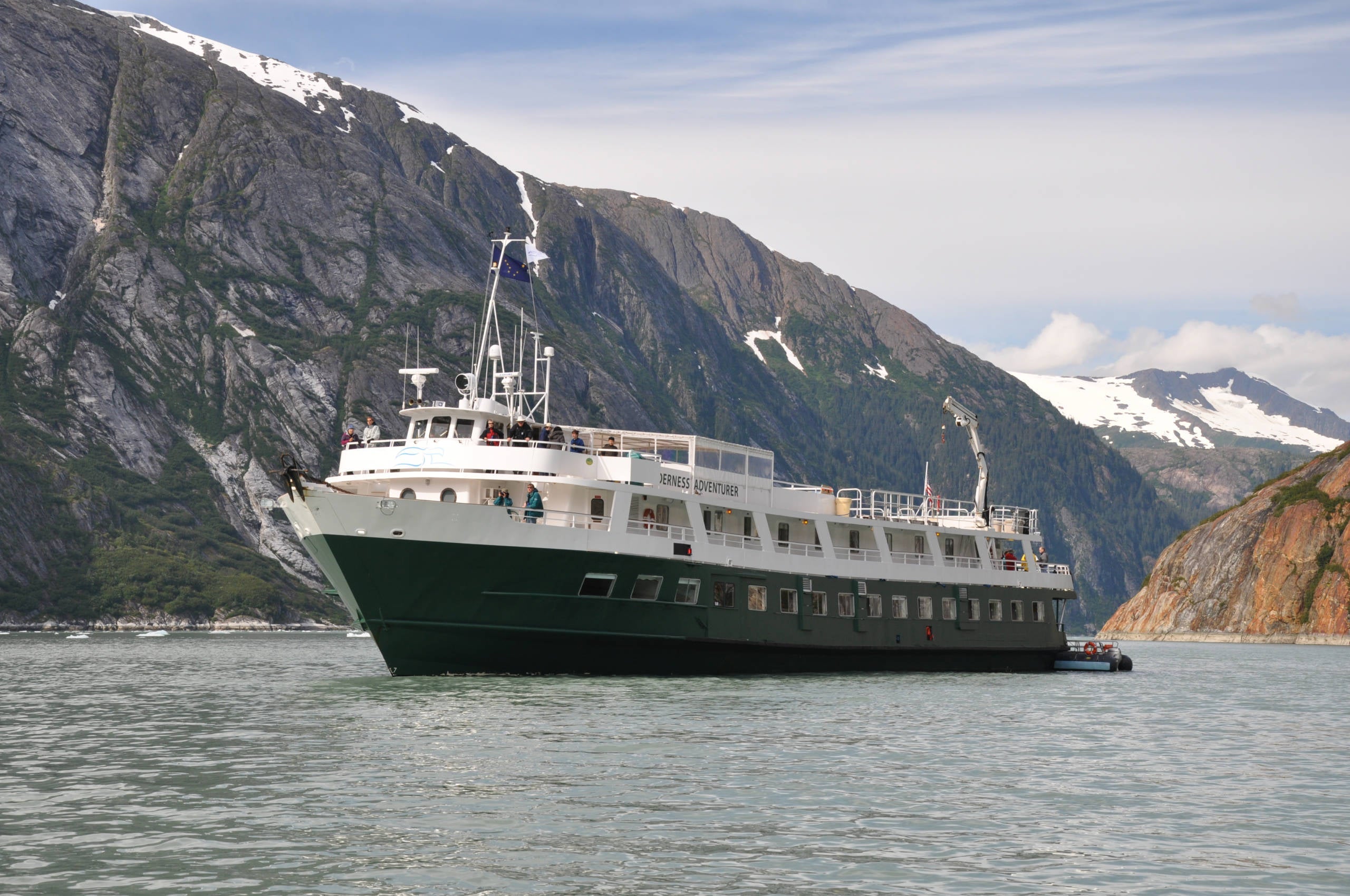 UnCruise Adventures operates adventure-focused trips in Alaska on small vessels such as the Wilderness Adventurer. (Photo courtesy of UnCruise Adventures)