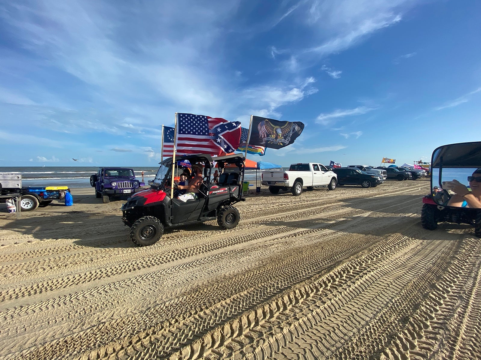 Texas beach rally