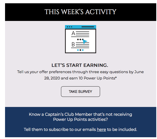 Celebrity Cruises Power Up Points program