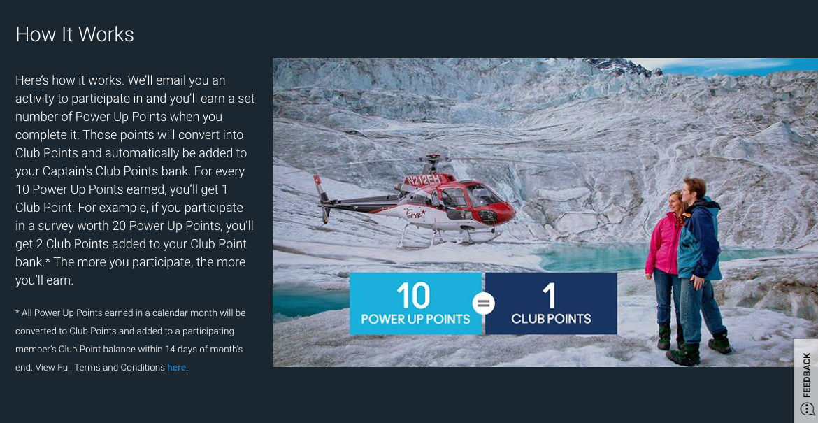 Celebrity Cruises Power Up Points